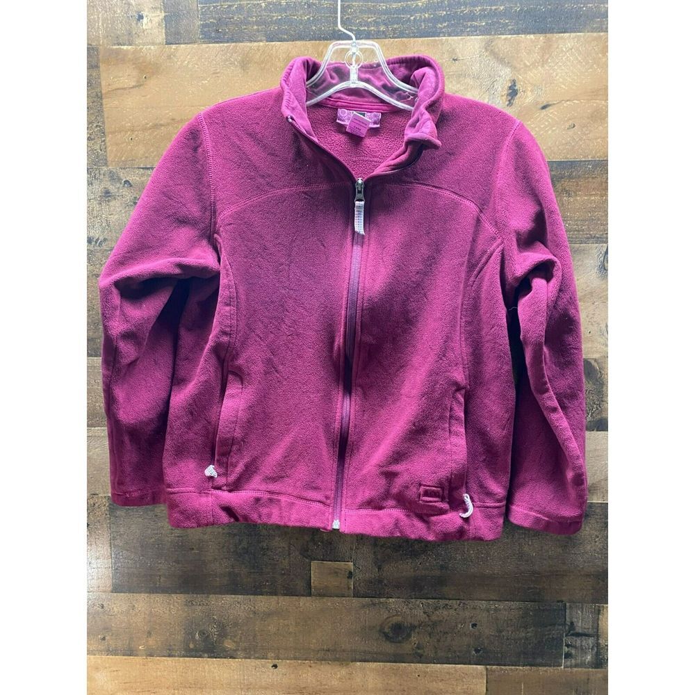 REI Girl's Fleece Full Zip Jacket Size Large (14-16)